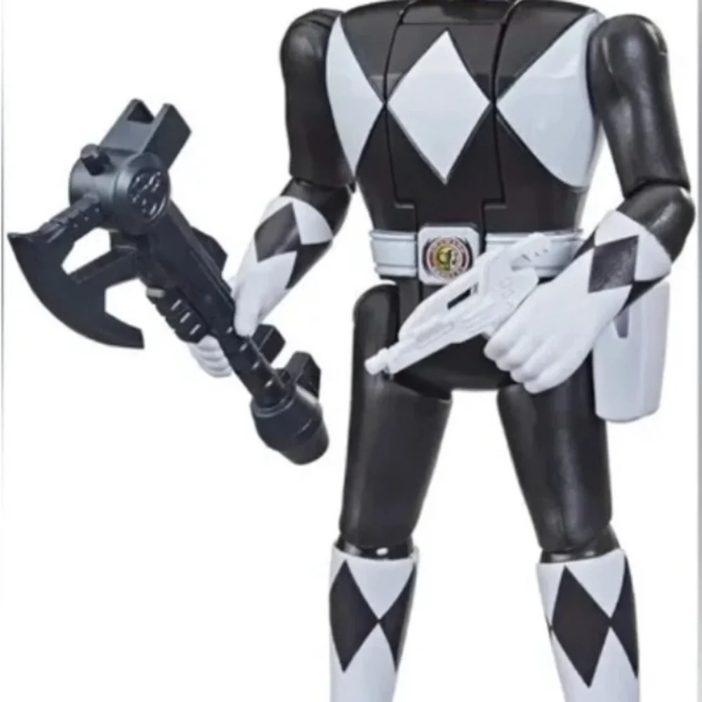 Mighty Morphin Power Rangers Black Ranger Fliphead Action Figure NEW MMPR Zach